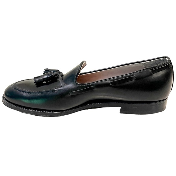 Like New Men Alden 660 Tassel Loafers, Calf Leather, Black, 9.5C